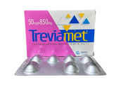 Treviamet Tablets 50Mg/850Mg (1 Strip = 7 Tablets)